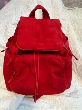 Red Women's Backpack Tote - Unbranded